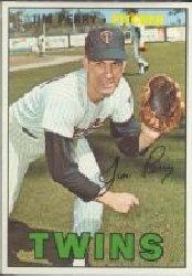 1967 Topps Baseball Cards      246     Jim Perry